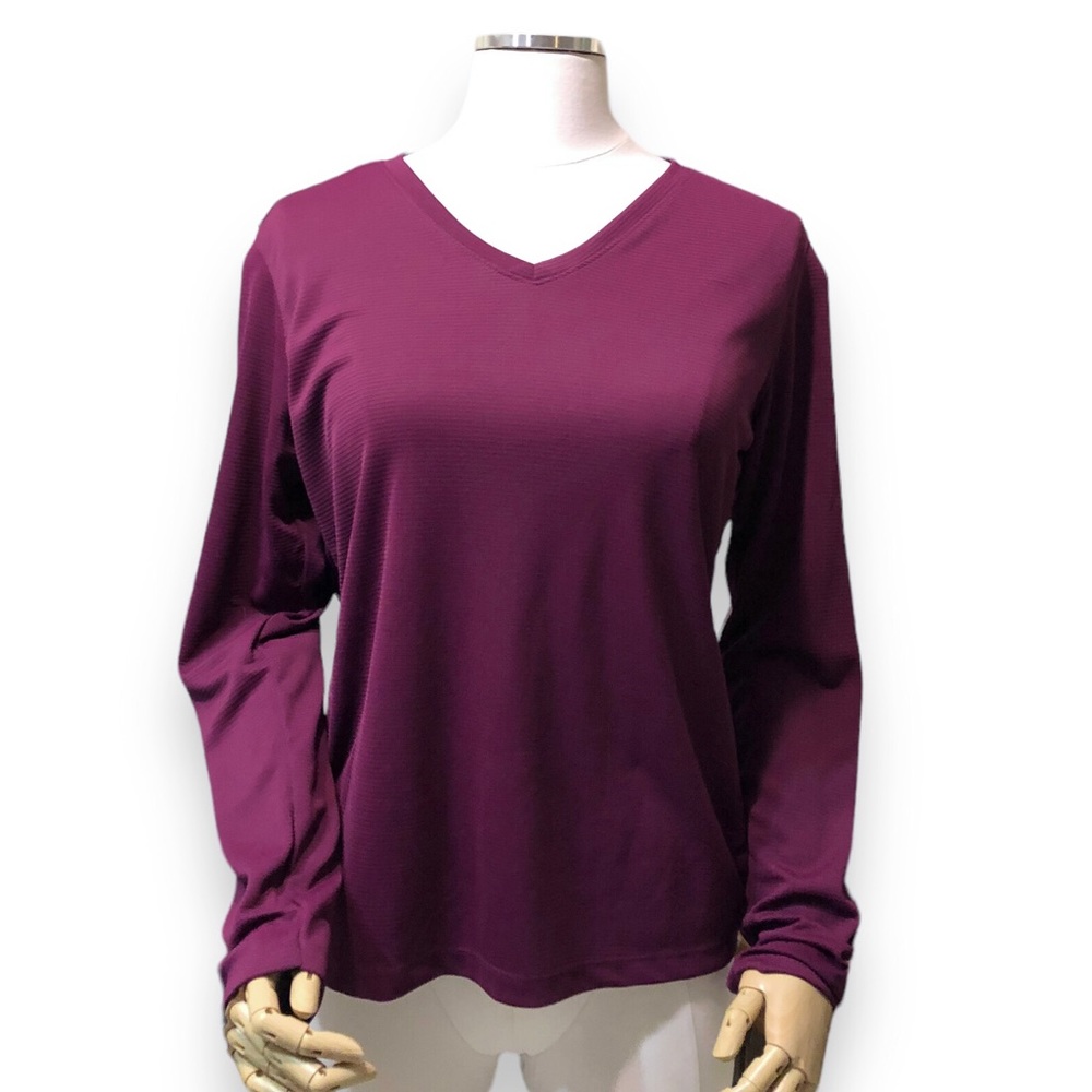 COLUMBIA PFG  Omni-Shade V Neck Long Sleeve Shirt